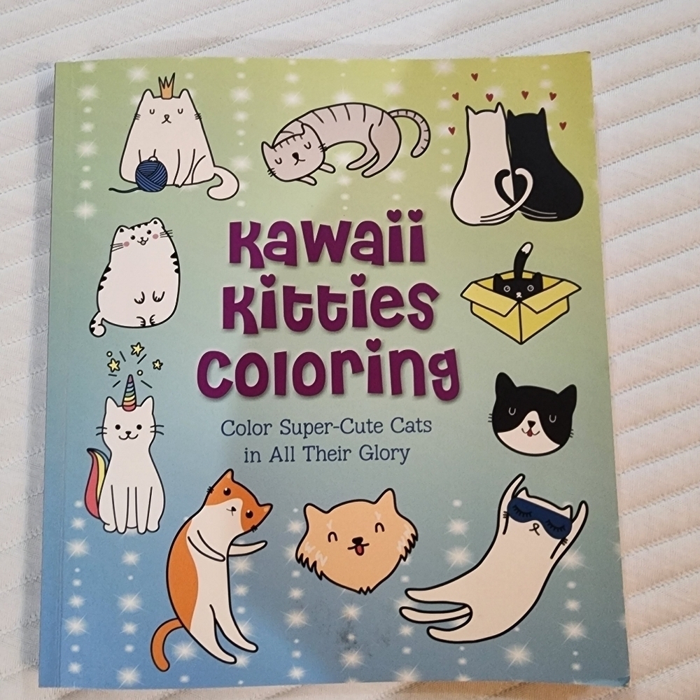Kawaii kitties coloring book